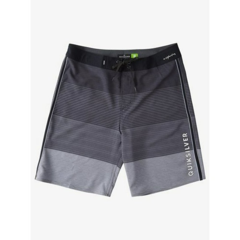 Quicksilver Swim Trunks Size 30 Striped High Line Massive Board Shorts